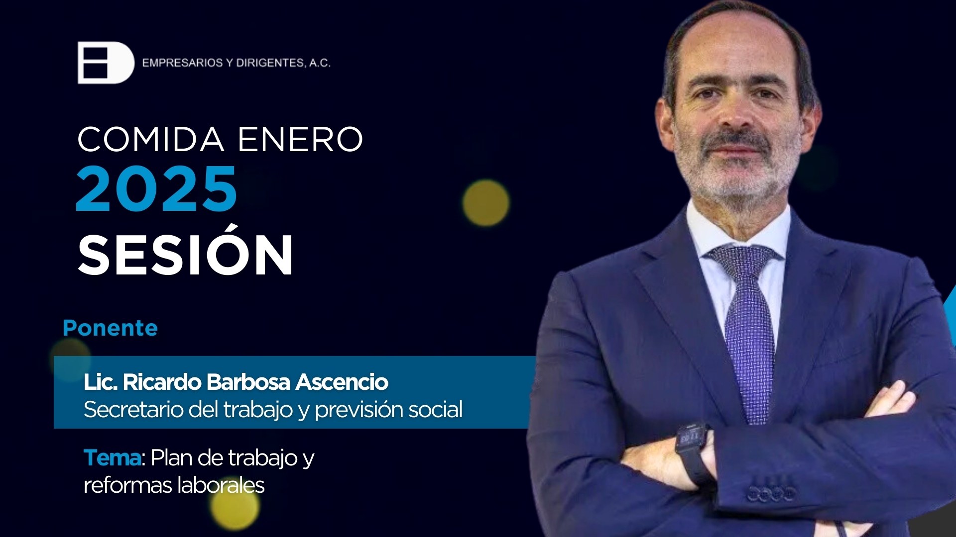 Conferencia Enero  – Lic. Ricardo Barbosa Ascencio